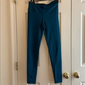 Blue green leggings